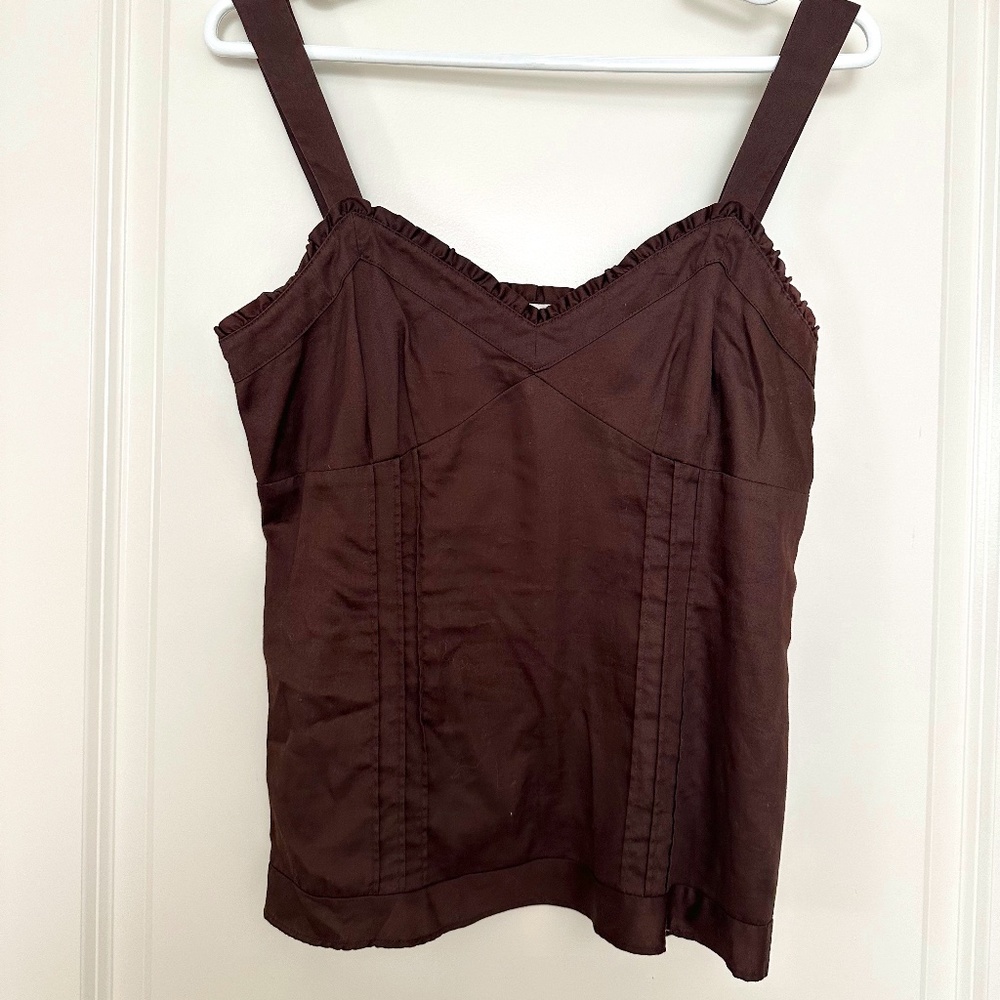Ann Taylor LOFT Brown Size 4 Tank Top